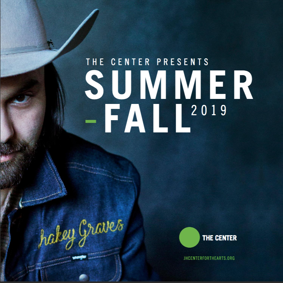 The Center Presents: Summer-Fall 2019 Brochure cover