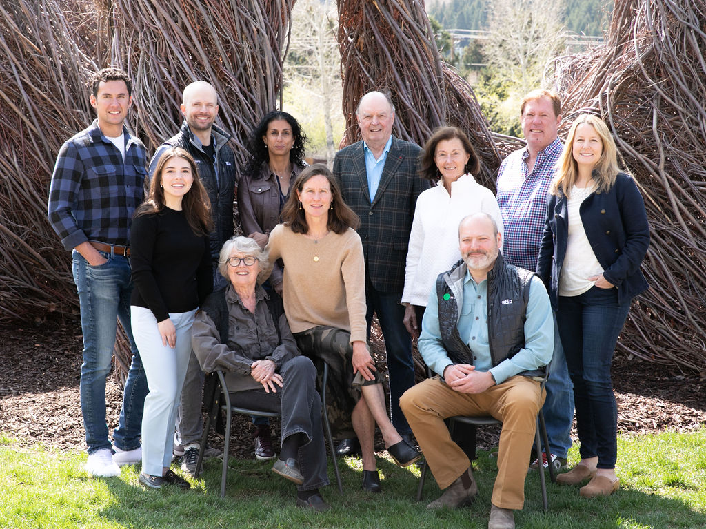 The Board of Directors stood outside of the center